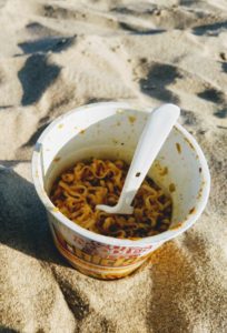 Maggi by the beach!