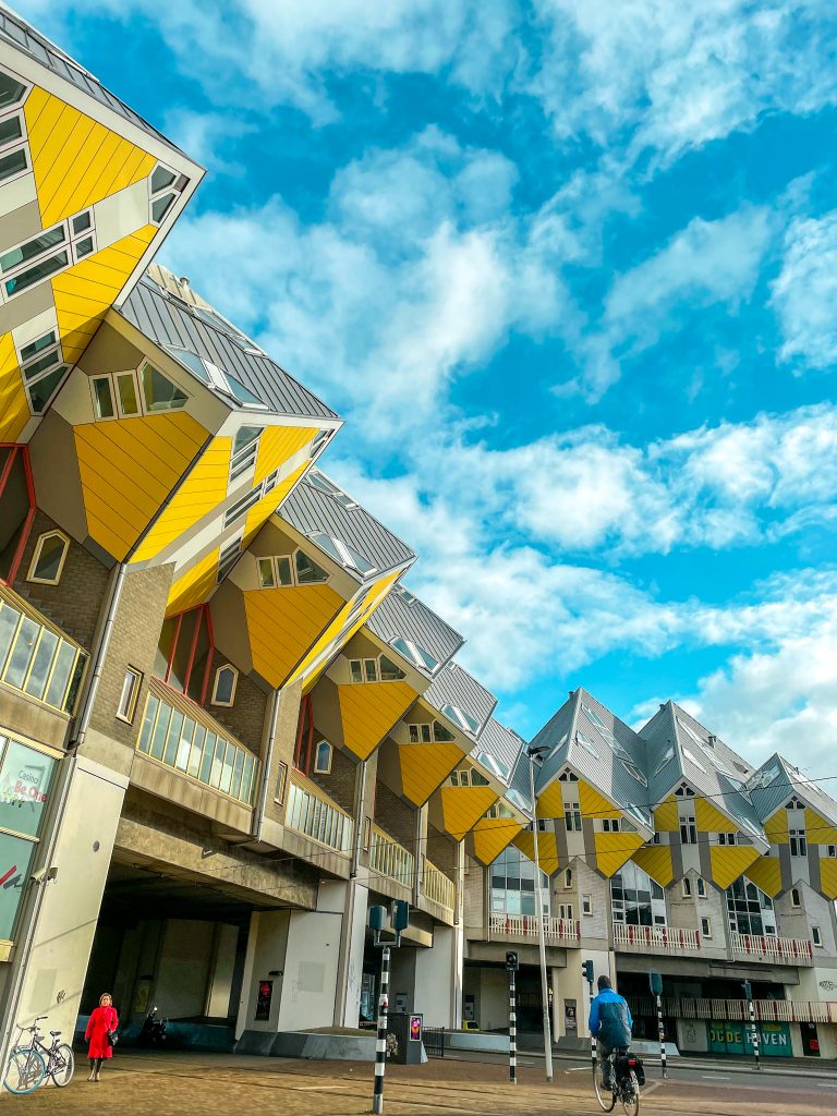 Yellow Cube house