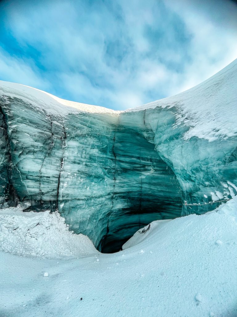 Ice cave exploration