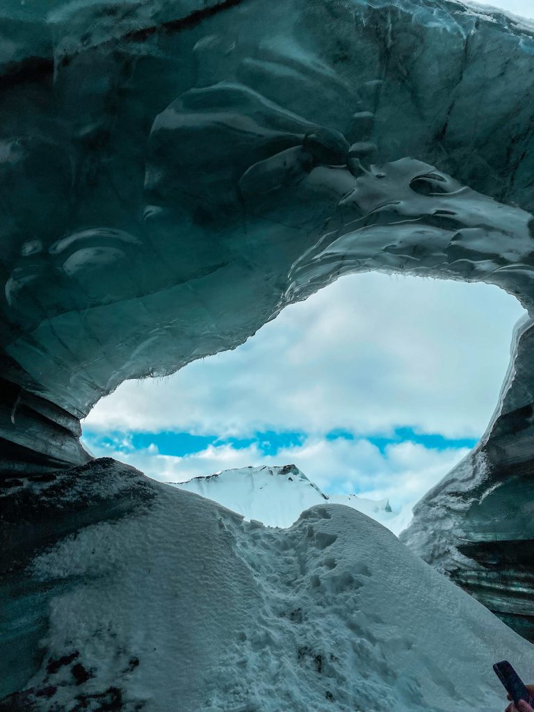 Ice cave exploration
