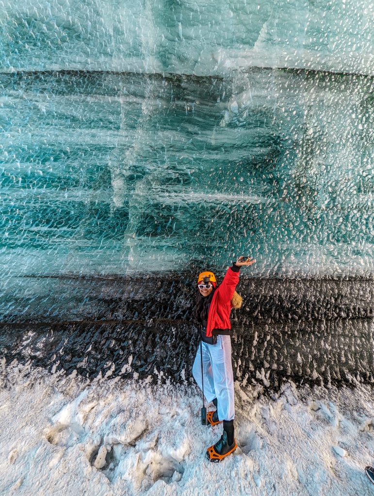 Ice cave exploration