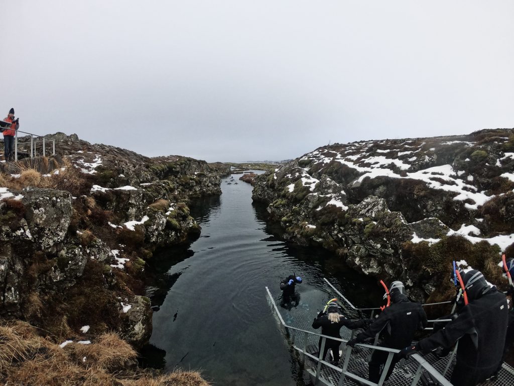 Snorkeling in Silfra