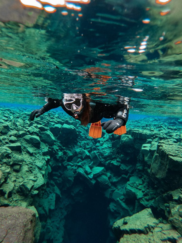 Snorkeling in Silfra