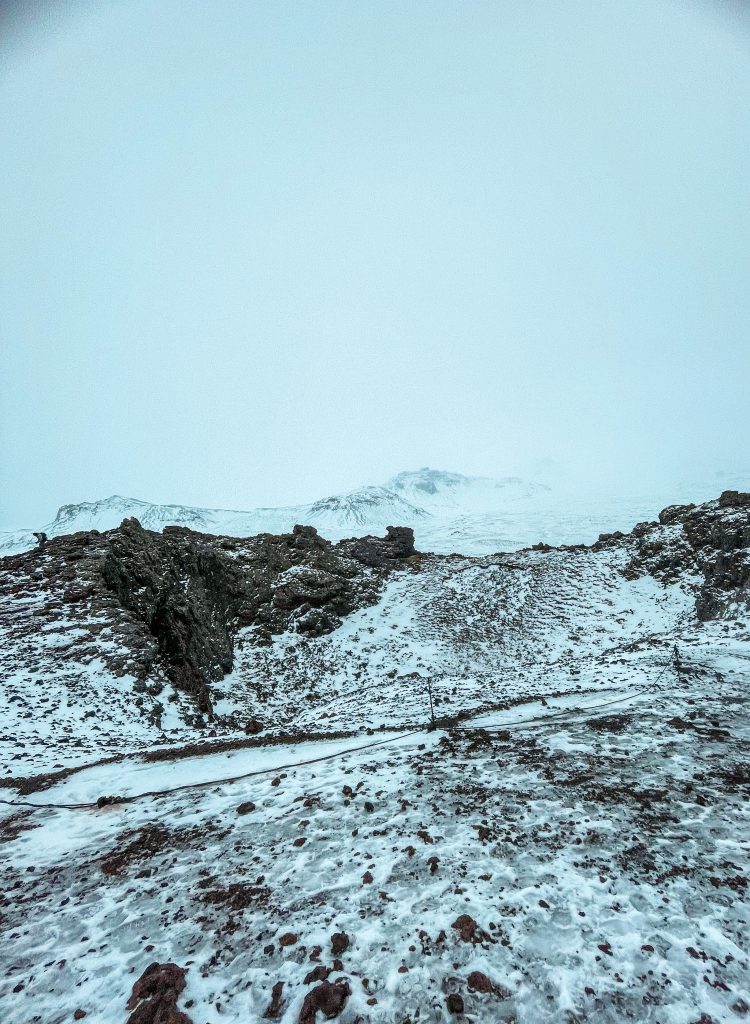 View from Saxholl Crater